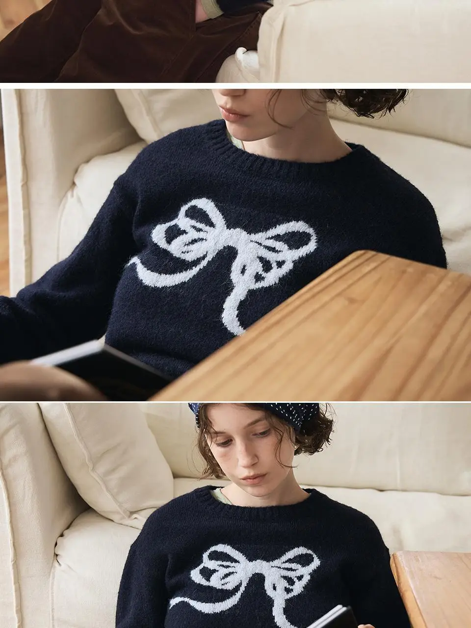 [모음전] 벤시몽 RIBBON JACQUARD KNIT - 3color 상세페이지 15